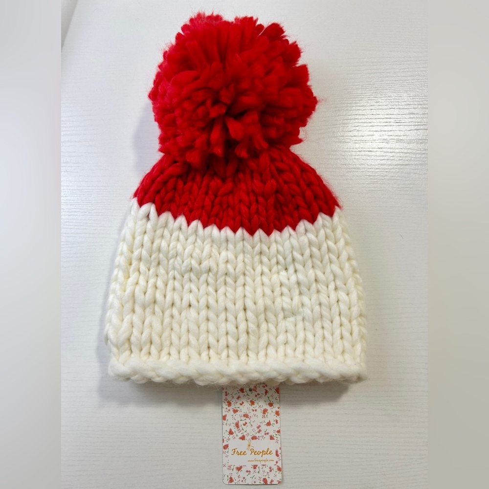 NWT Free People Cozy Up Color Block Beanie